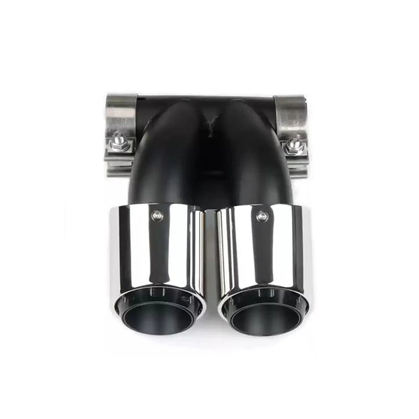 Suitable for Porsche Cayman 718 981 987 Boxster Exhaust Modified Dual Sports Tailpipe Stainless Steel Muffler Low Upgrade High-G