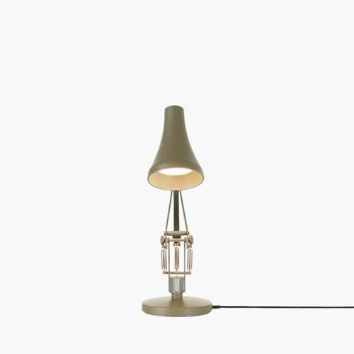 ANGLEPOISE 90 Mini Mini Desk Lamp, Kelp Green, LED Low Energy Dimming Bulb, USB Power Cable, Aluminium Shade and Arms, Satin Painted Finish, Chrome Plated Fittings, Ideal for Small Spaces