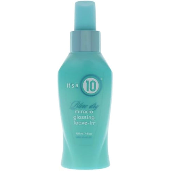 It's a 10 Haircare - Miracle Blow Dry Glossing Leave-In, Deep Conditioning, De-Frizz, Add Shine, 120ml