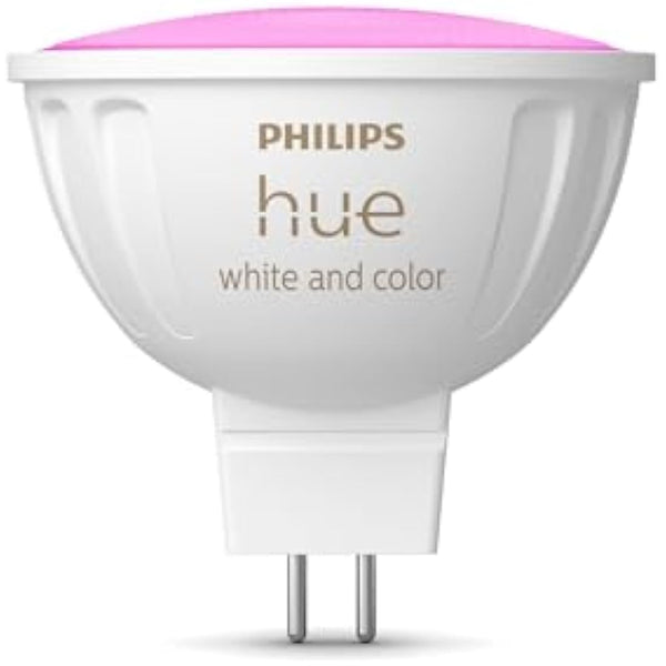Philips Hue LED Smart Light spot - White and Coloured Light - 1 Pack - MR16