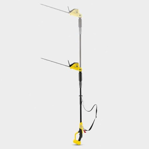 Kärcher 18v Cordless Pole Hedge Trimmer PHG 18-45, cutting length: 45 cm, extension insert, angled cutting head, power: max. 250-500 m, can be used with Kärcher 18v battery, battery not included