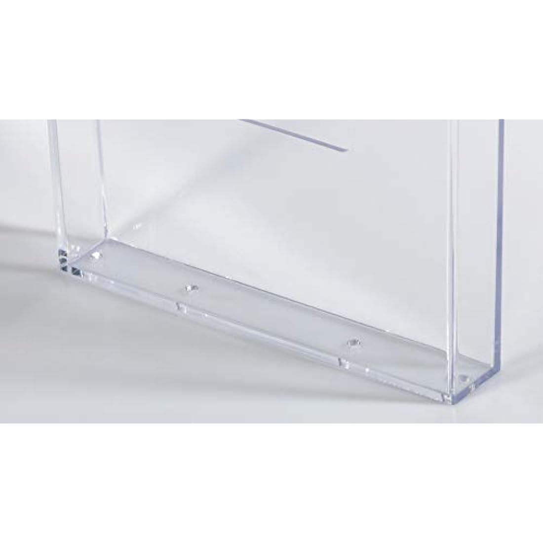 Europel Wall Mounted Brochure Holder | for A4 Size | Crystal Clear Acrylic Literature Stand & Dispenser | Booklet, Flyer & Menu Display & Dispenser for Office, Restaurants & Reception | Portrait
