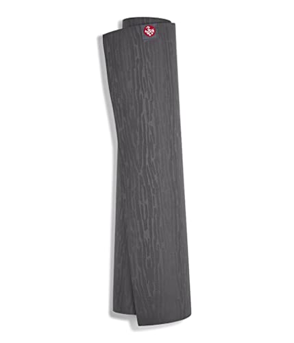 Manduka eKO Lite Yoga Mat - For Women and Men, Lightweight, Durable, Non Slip Grip, 4mm Thick, 71 Inch, Charcoal