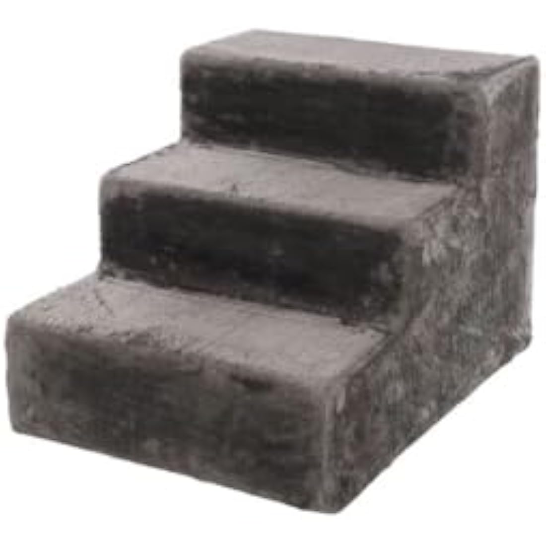 Easy Step dog stairs in grey - Removable cover - L60 cm - W45 cm - H40 cm