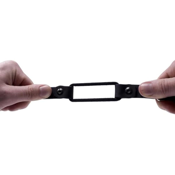 Educator Quick Snap Bungee Dog Collar, Biothane, Waterproof, Odorproof, Easy Connect and Disconnect Clasp and D Ring with Comfort Bungee Loop, Adjustable for Custom Fit, 1-Inch, Black