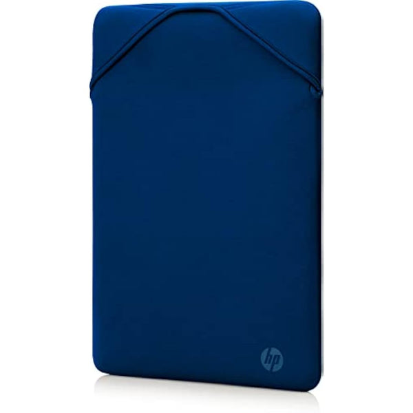 HP - PC Protective Reversible Sleeve for Laptops up to 14 Inches Black/Blue Design