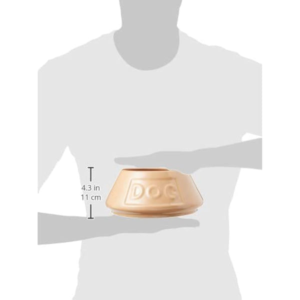 Mason Cash Cane Non Tip Lettered Stoneware Dog Bowl, 21 cm