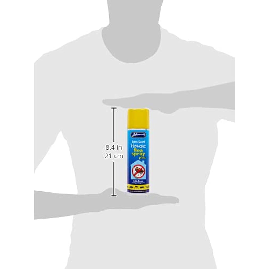 Johnsons Extra guard Household Flea Spray Plus 250ml,WHITE