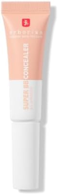 Erborian - Super BB CONCEALER - High coverage concealer enriched with Niacinamide and SPF 25 - Moisturizing eye corrector, natural finish - Korean Cosmetic