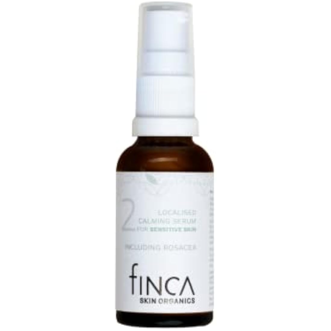 Finca Skin Organics Calming Serum 2 | Treatment for Subtype 2 Acne Rosacea and Sensitive Skin | Plant-based Anti Redness Serum with Sulphur and Organic Tea Tree Oil | No Parabens or Antibiotics | 30ml
