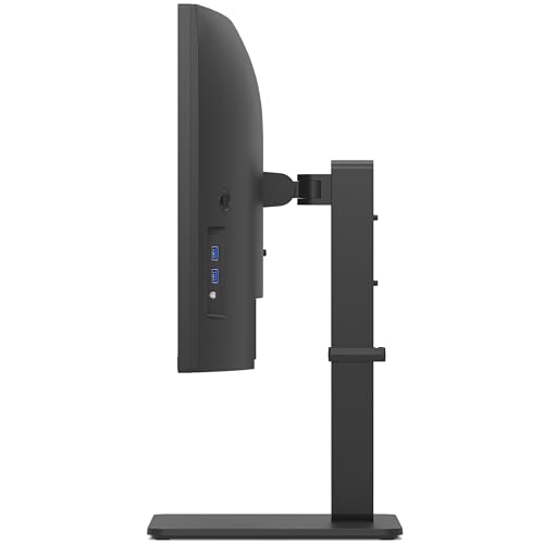 LG Electronics Curved UltraWide Monitor 34WR55QK, 34 inch, 1440p, 100Hz, 5ms Response Time, VA Panel, Smart Energy Saving, USB-C (65W Power Delivery), Displayport, HDMI