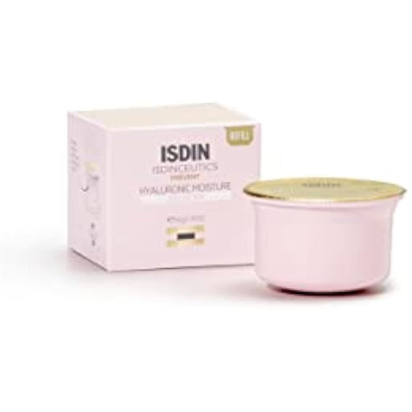 ISDIN Isdinceutics Hyaluronic Moisture Cream (Sensitive Skin Eco-Refill) 50ml | Lightweight facial cream with hyaluronic acid for sensitive and redness-prone skin