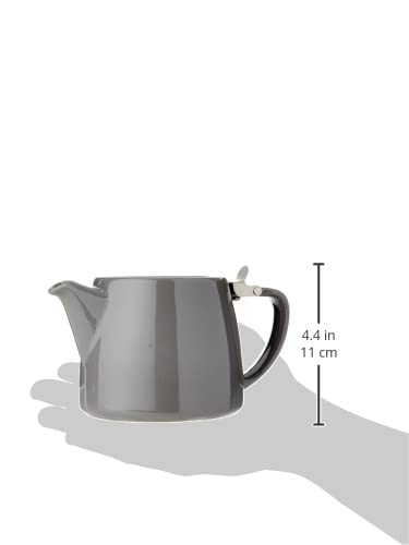 Forlife Stump Teapot 530 mL, 18 Oz., Grey