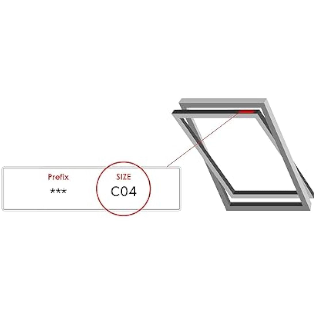 Bloc Skylight Blind for Velux Roof Windows Blockout, Pewter, C04, 73 x 37 cm