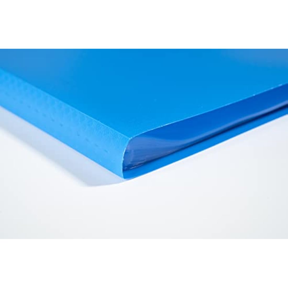 Exacompta - Ref 85102E - Soft PP Display Book - Suitable for A4 Documents, Made from Polypropylene, Lightweight, 100 Pockets, 200 Viewing Pages - Blue Cover