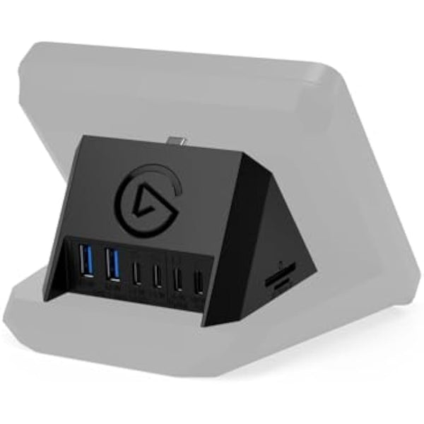 Elgato USB Hub – For Stream Deck +, 2 USB-C Ports/2 USB-A Ports, Power Delivery, SD/microSD Card Reader – USB-C, Mac/PC, Stream Deck & Power Supply Not Included