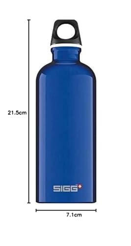 Sigg - Aluminum Water Bottle - Traveller - Climate Neutral Certified - Suitable For Carbonated Beverages - Leakproof & Lightweight - BPA Free - 0.6L / 1L/ 1.5L