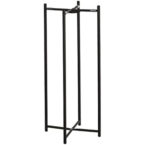 Amazon Basics Round Plant Stand made from Coated Steel for Indoor and Outdoor use, Black