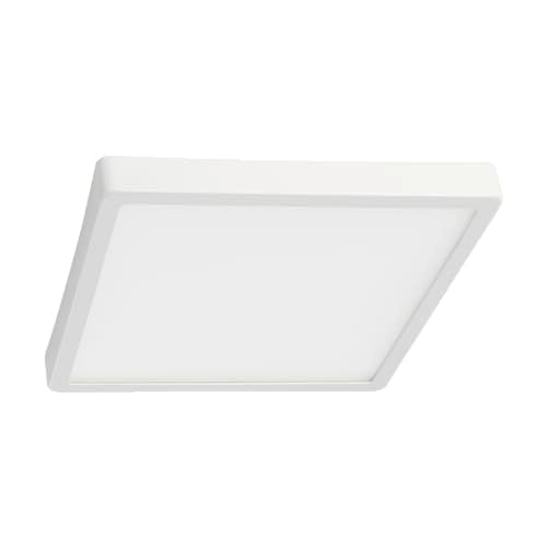 Eglo LED Outdoor Ceiling Light Argolis 2, Outside Light for Wall and Ceiling, Porch Lighting Made of White Metal and Plastic, Exterior lamp Warm