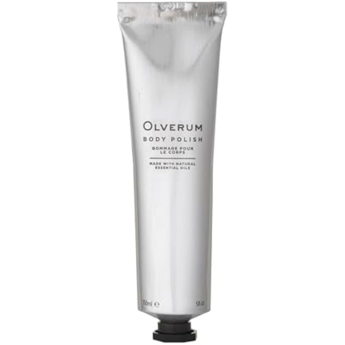 Olverum Cleanse, Exfoliate & Moisturise Body Polish with Papaya Extract and Essential Oils Vegan and Cruelty Free Cream for Smooth Skin (150ML)