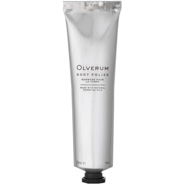 Olverum Cleanse, Exfoliate & Moisturise Body Polish with Papaya Extract and Essential Oils Vegan and Cruelty Free Cream for Smooth Skin (150ML)