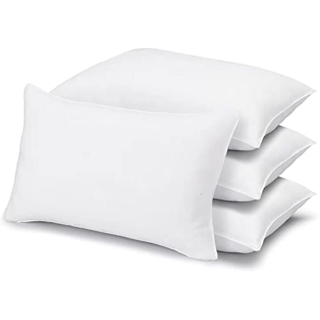 SM Decor Pillows 4 Pack, Medium Support Bounce To Back Hotel Quality Firm Filling Bed Pillows For Side, Stomach And Back Sleeper, Firm Body Pillows