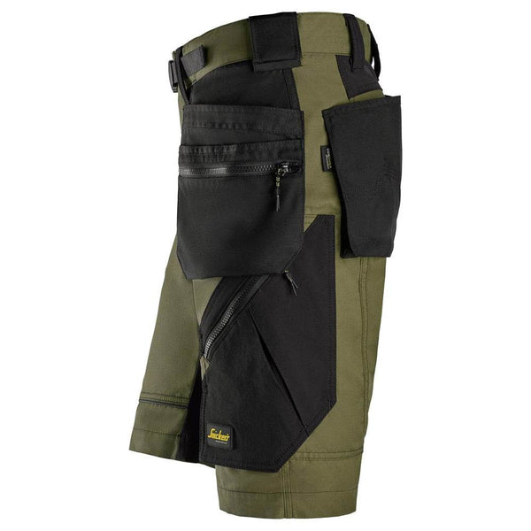 Snickers 6904 FlexiWork Holster Pocket Work Shorts Various Colours