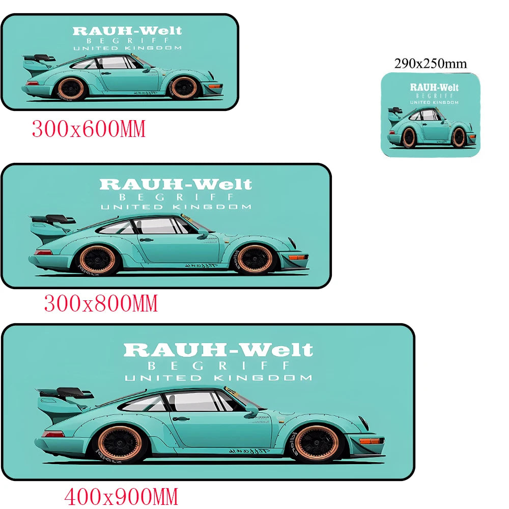 Anime Japan sports car jdm RWB 911 964 933 Mousepad Boy Pad Natural Rubber mousepad Desk Mat Size for Gameing World of tanks C