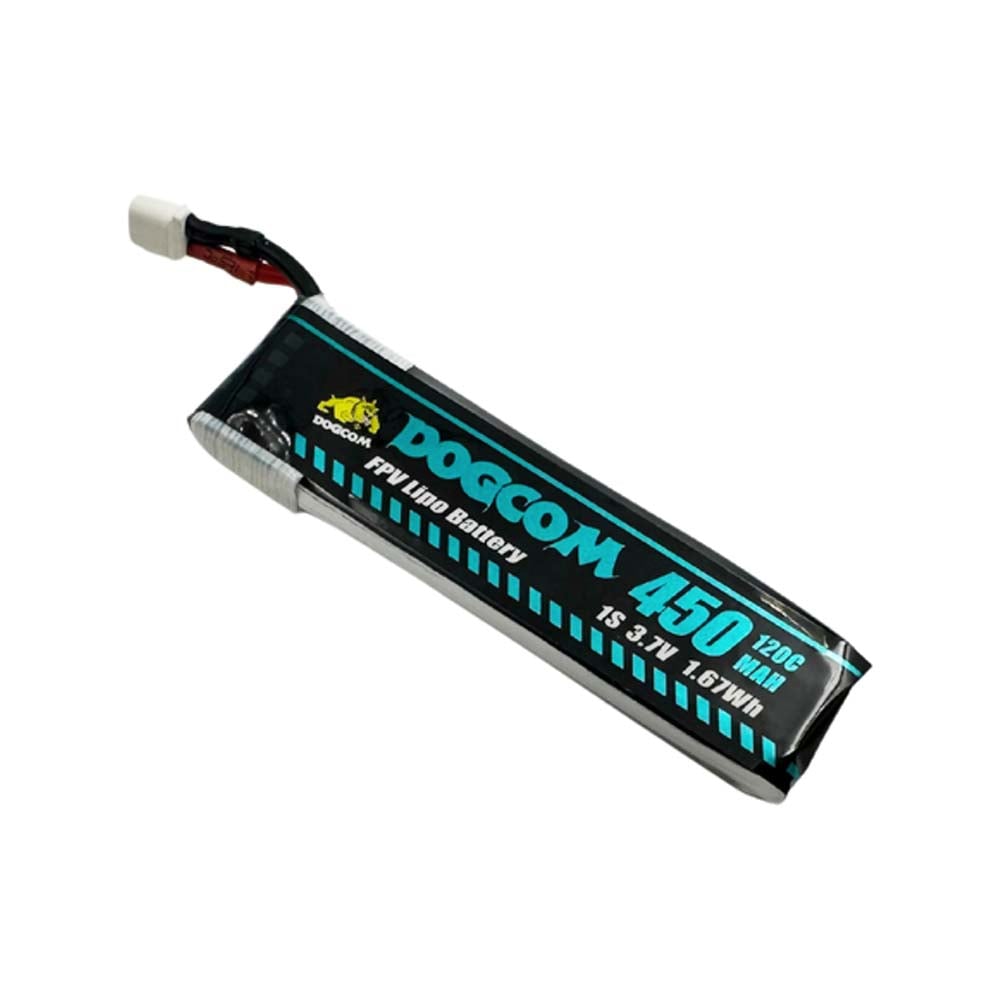 DogCom 1S 450mAh 120C HV BT2.0 LiPo Battery