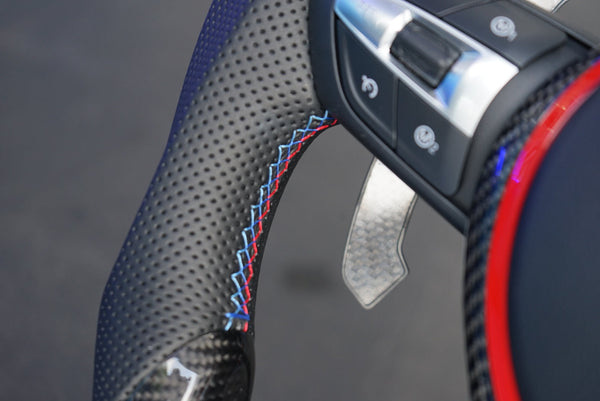 BMW 1, 2, 3, 4, 5 Series Custom Steering Wheel (IN STOCK - SWBMWF11)