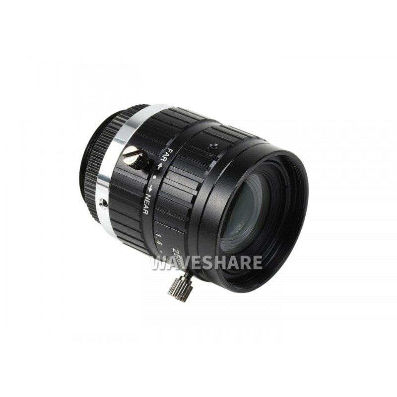 25mm C-Mount Telephoto Lens for IMX477 Raspberry Pi High Quality Camera