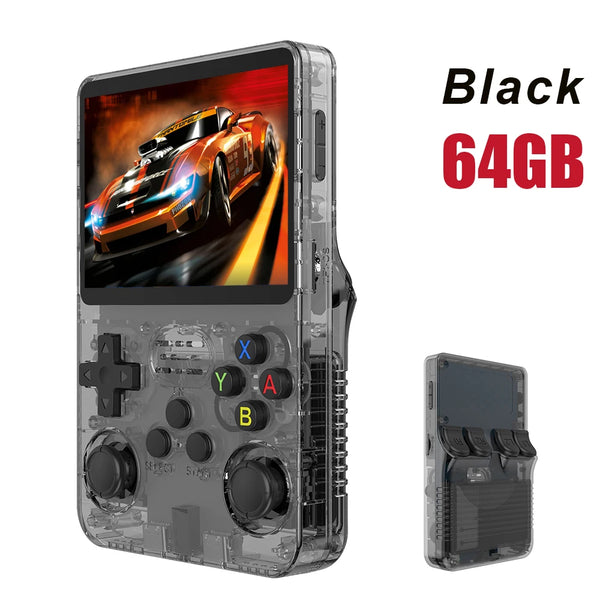 128GB R36S Retro Handheld Video Game Console Linux System 3.5 Inch IPS Screen Portable Pocket Video Player 64GB Games Boy Gift