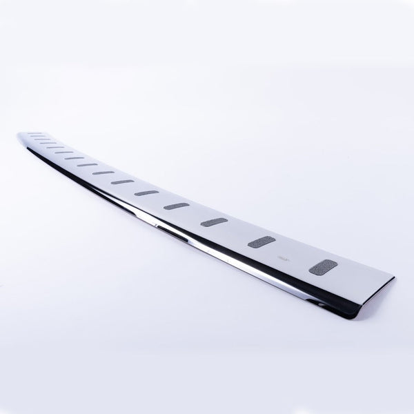 For VW T6 Tansporter Multivan Campervan Rear Bumper Protector With Rubber Inserts Barndoor Stainless Steel