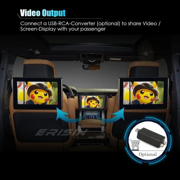 ES8998V 9" 8-Core Android 13.0 Car Stereo GPS Sat Nav for VW Golf Mk5 Mk6 Passat B6 Skoda Touran Seat Skoda Touran T5 Vento DAB+ Wireless CarPlay DSP WIFI 64GB