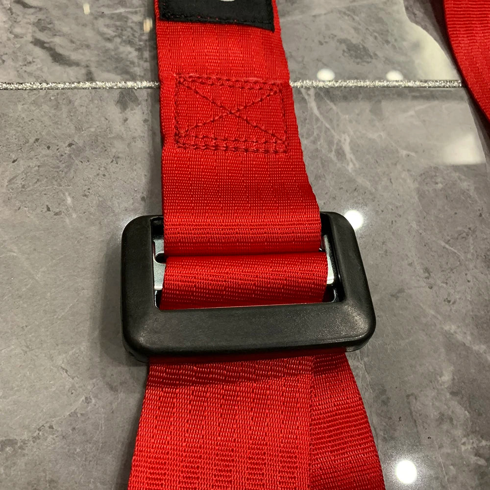 SIF Universal Racing Harness Seat Belt 4 Point Quick Release Nylon Car Safety Racing Seat Belt 2 Inches