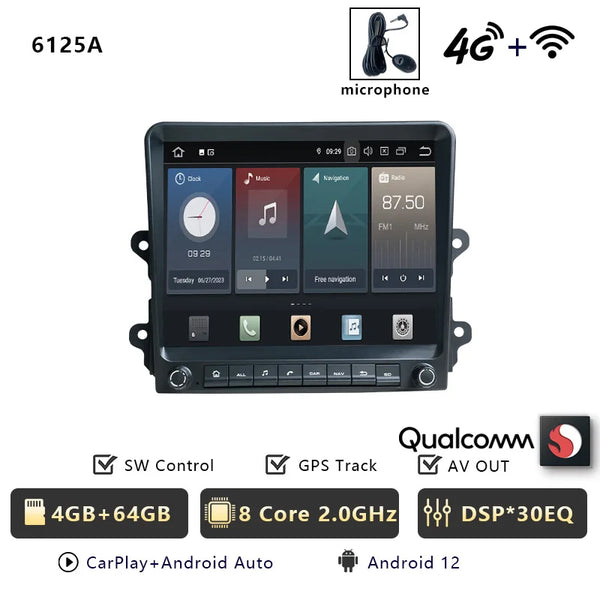 CHSTEK Android13 Car Radio Carplay Navigation For Porsche Cayman Boxster 718 911 918 981 997 Auto Stereo Qualcomm Bluetooth WIFI