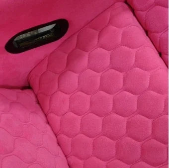 1097 Custom LOGO Pink Suede Fiberglass Back Racing Bucket Seats