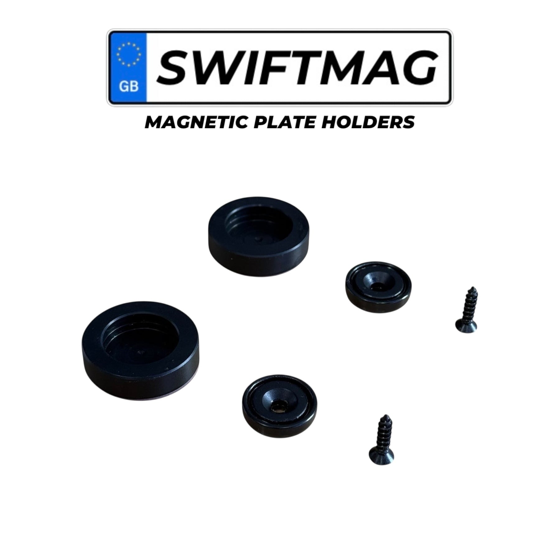 SWIFTMAG Magnetic Removable Numberplate Kit