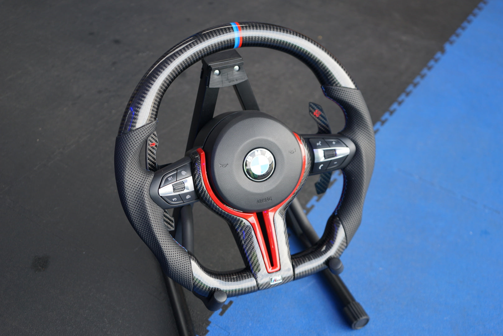 BMW 1, 2, 3, 4, 5 Series Custom Steering Wheel (IN STOCK - SWBMWF11)