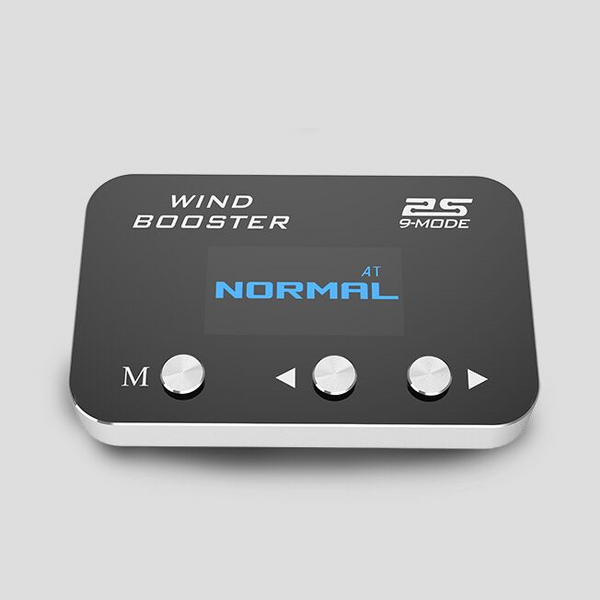 WINDBOOSTER 2S OBD Acceleration Performance Throttle Controller & Pedal Remap - Utilising Chip Tuning / Electronic Engine Tuning - Econ / Sport / Sport+ / Race Modes - OLED Display