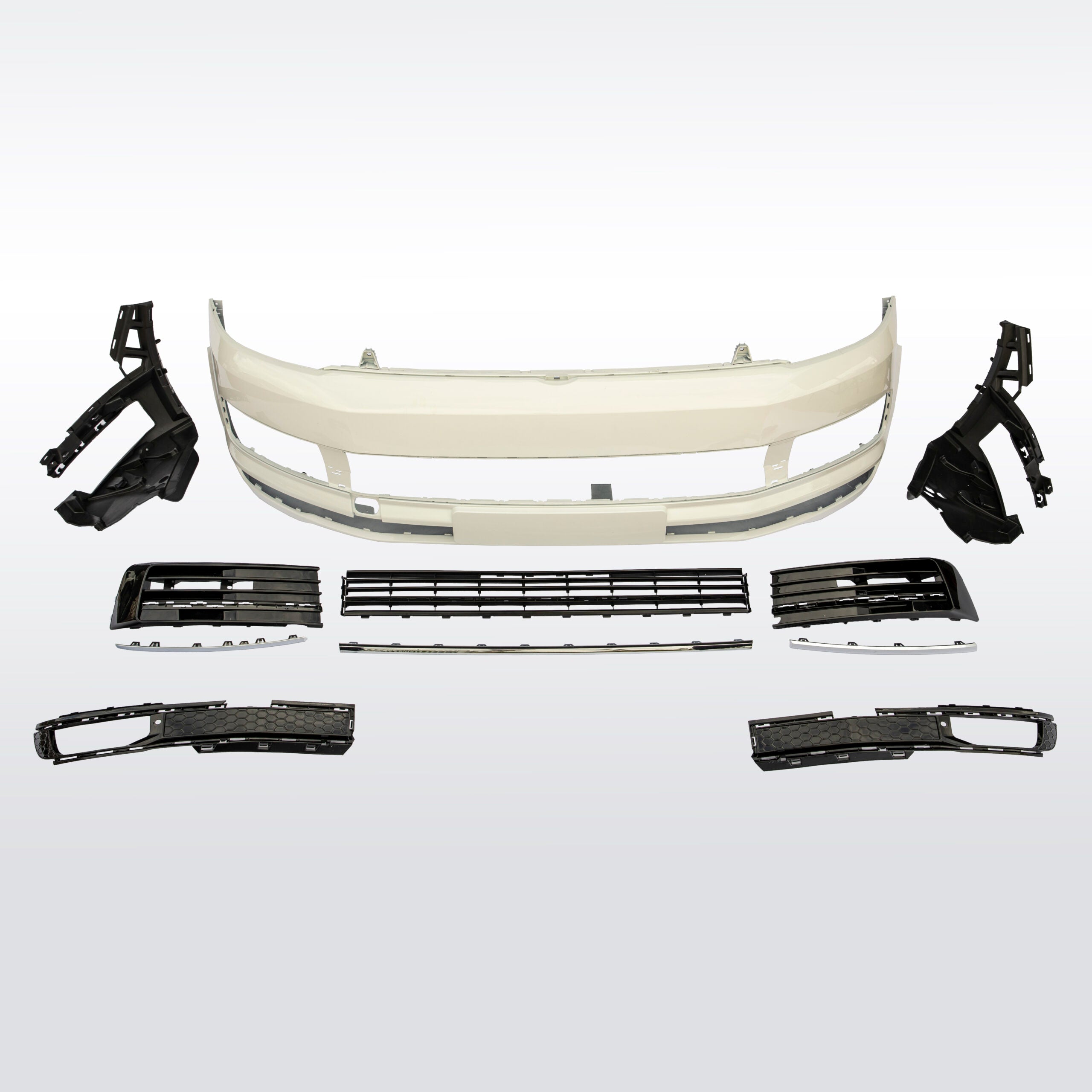 For VW T5.1 Transporter NEW Front Bumper T5-X Front Styling Upgrade Painted and ready to fit in 3 colour options