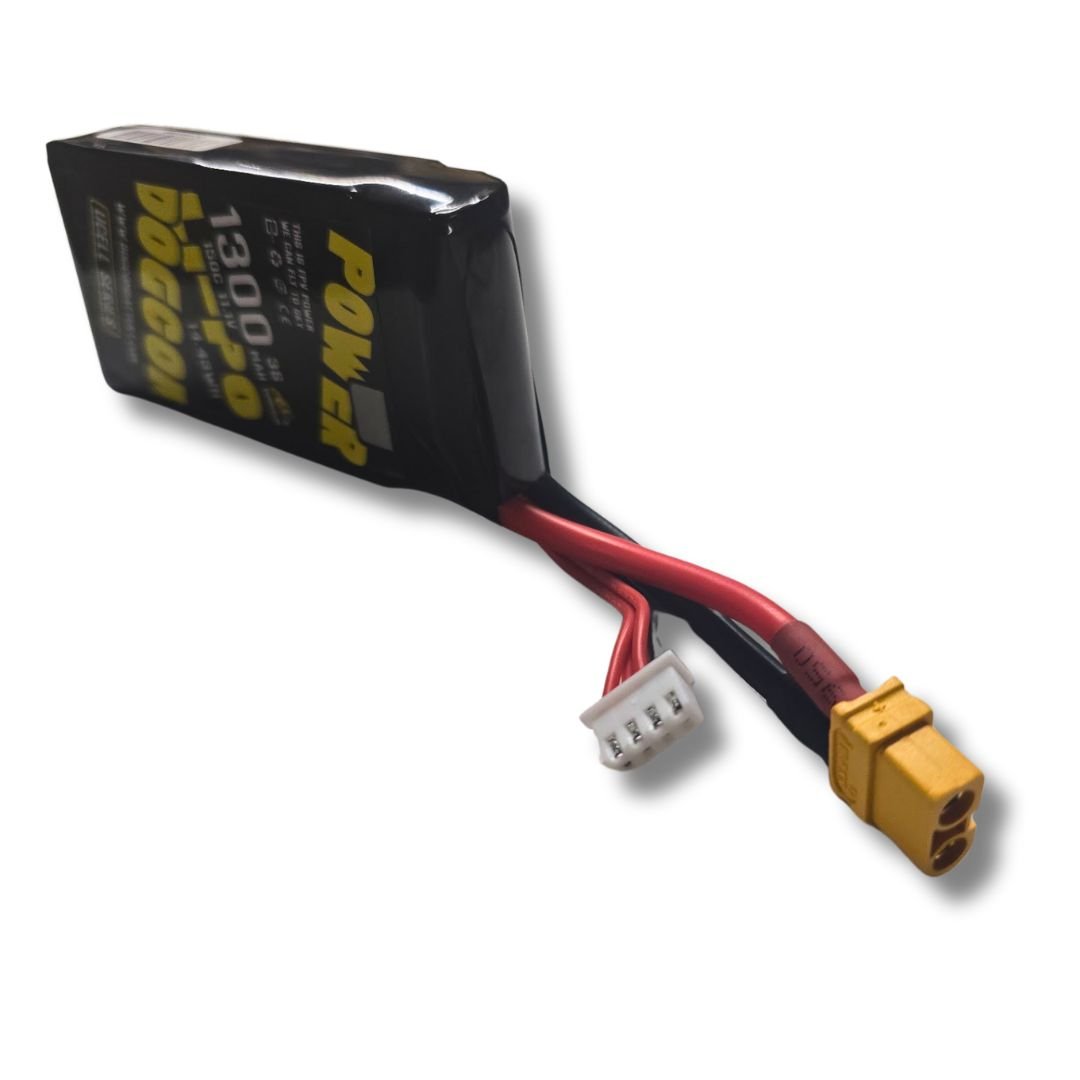 DOGCOM 1300mAh 150C 3S 11.1V UCELL Lipo Battery