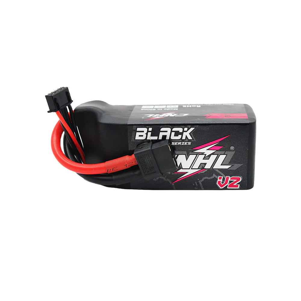 CNHL Black Series V2.0 1500mAh 14.8V 4S 130C Lipo Battery with XT60 Plug