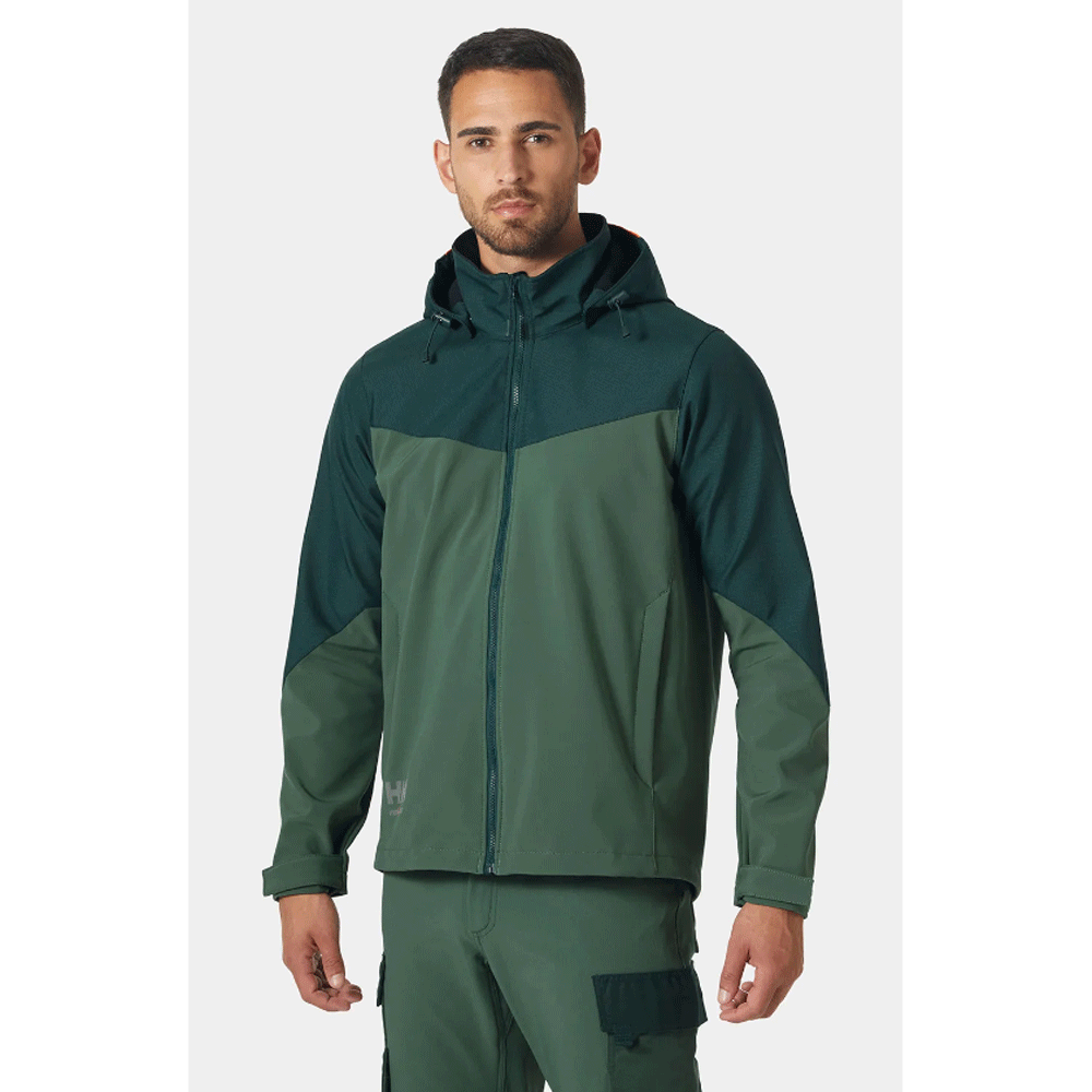 Helly Hansen 74290 Oxford Softshell Hooded Work Jacket