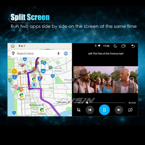 ES2728V 9" DAB+Android 10.0 Car Stereo GPS Radio SatNav OPS For VW T5 Sharan Touran Amarok Bora EOS Passat Golf 5 6 Touran Polo Seat