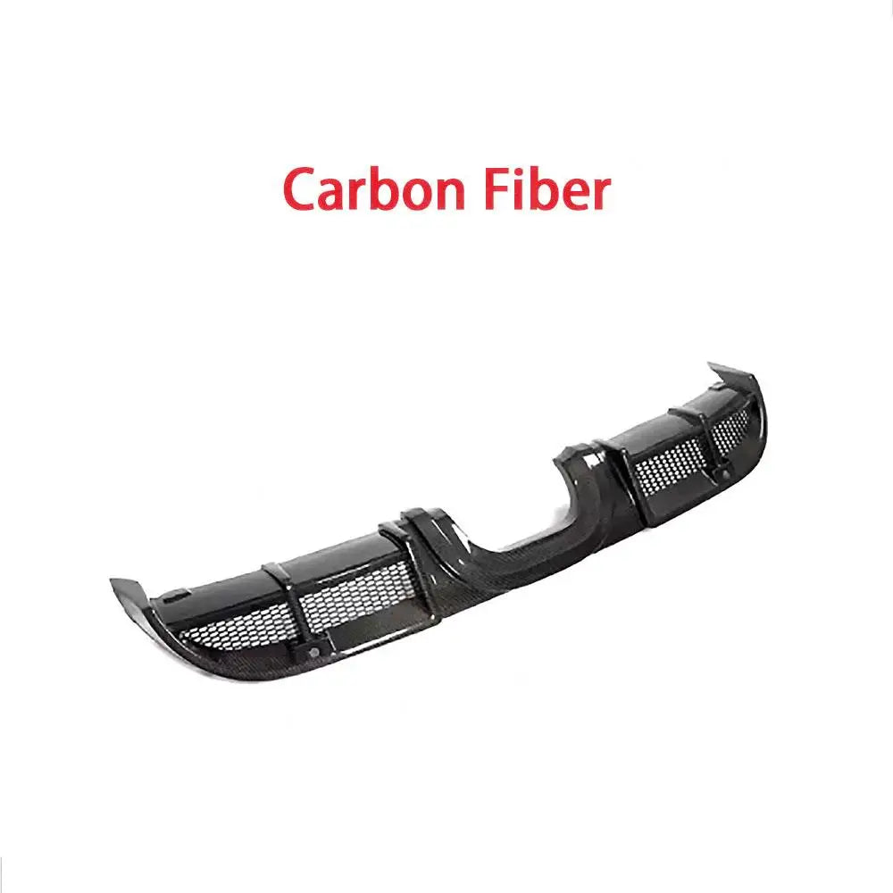 For Porsche Cayman Boxster 981 2013 2014 2015 Real Car Carbon Fiber Trunk Bumper Rear Lip Diffuser Splitter Protector Cover