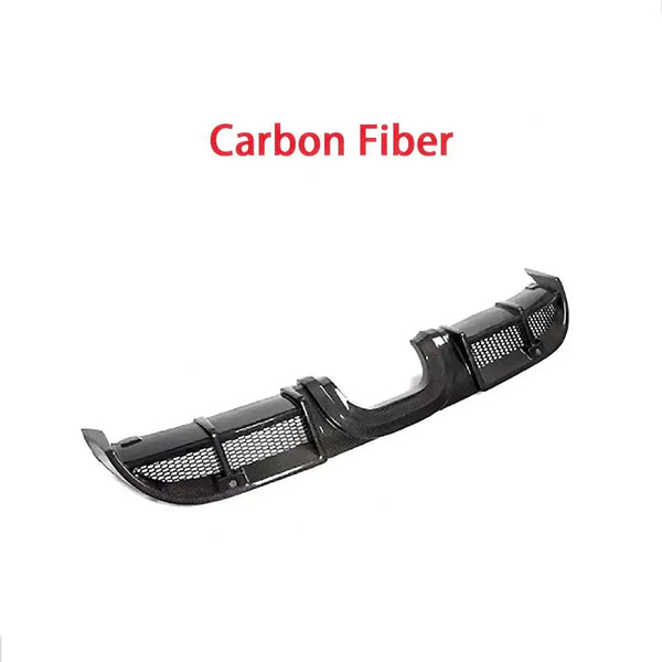 For Porsche Cayman Boxster 981 2013 2014 2015 Real Car Carbon Fiber Trunk Bumper Rear Lip Diffuser Splitter Protector Cover