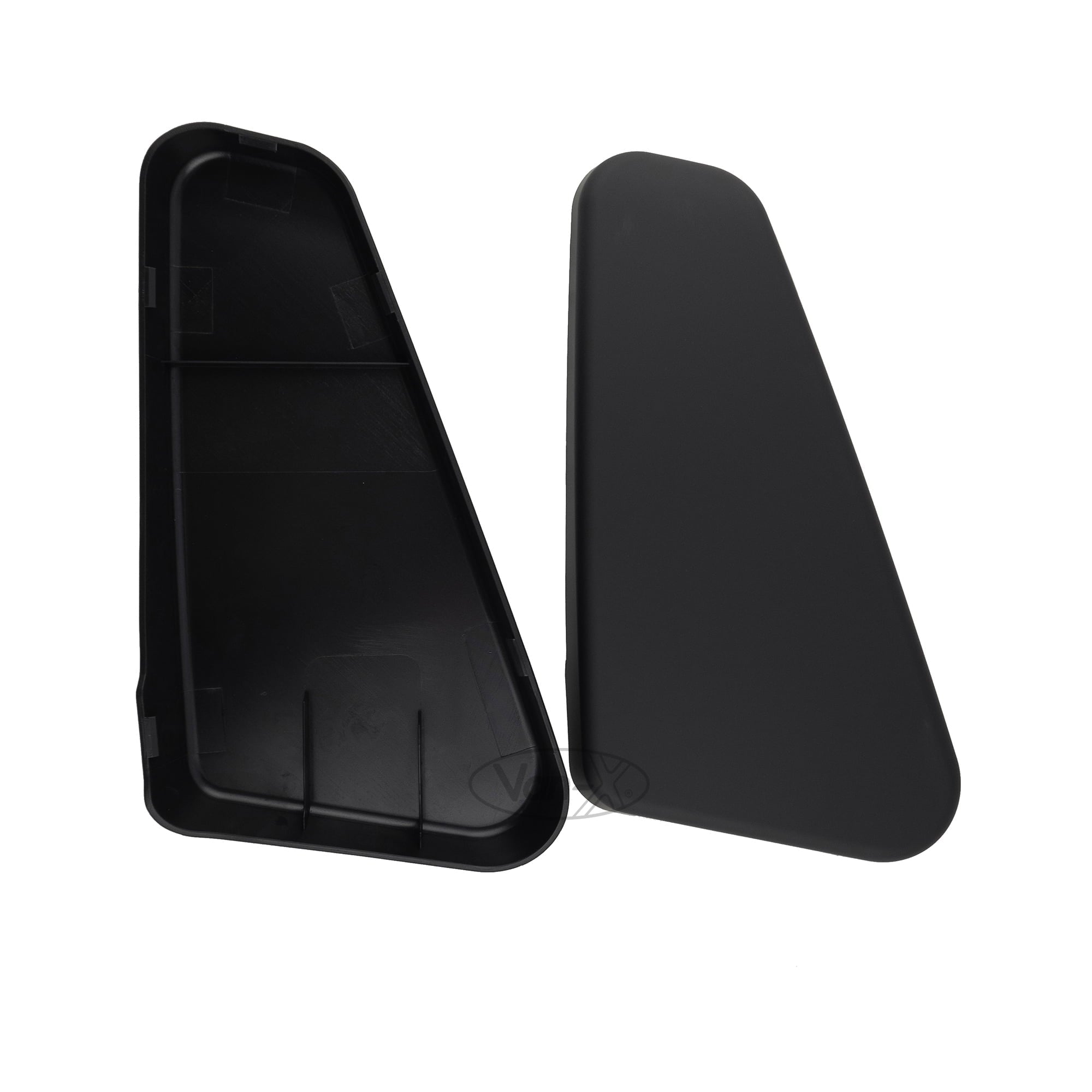 For VW T6 Twin Seat Hinge Covers – Matte Black Finish for Transporter Interior Styling Upgrade