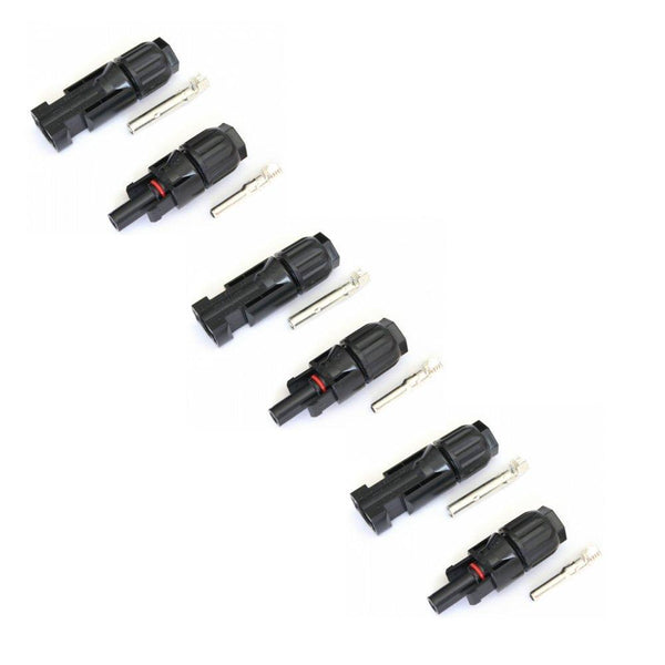 3 Pairs MC4-Compatible Solar Connectors for 10 mm² Cable | 4Boats