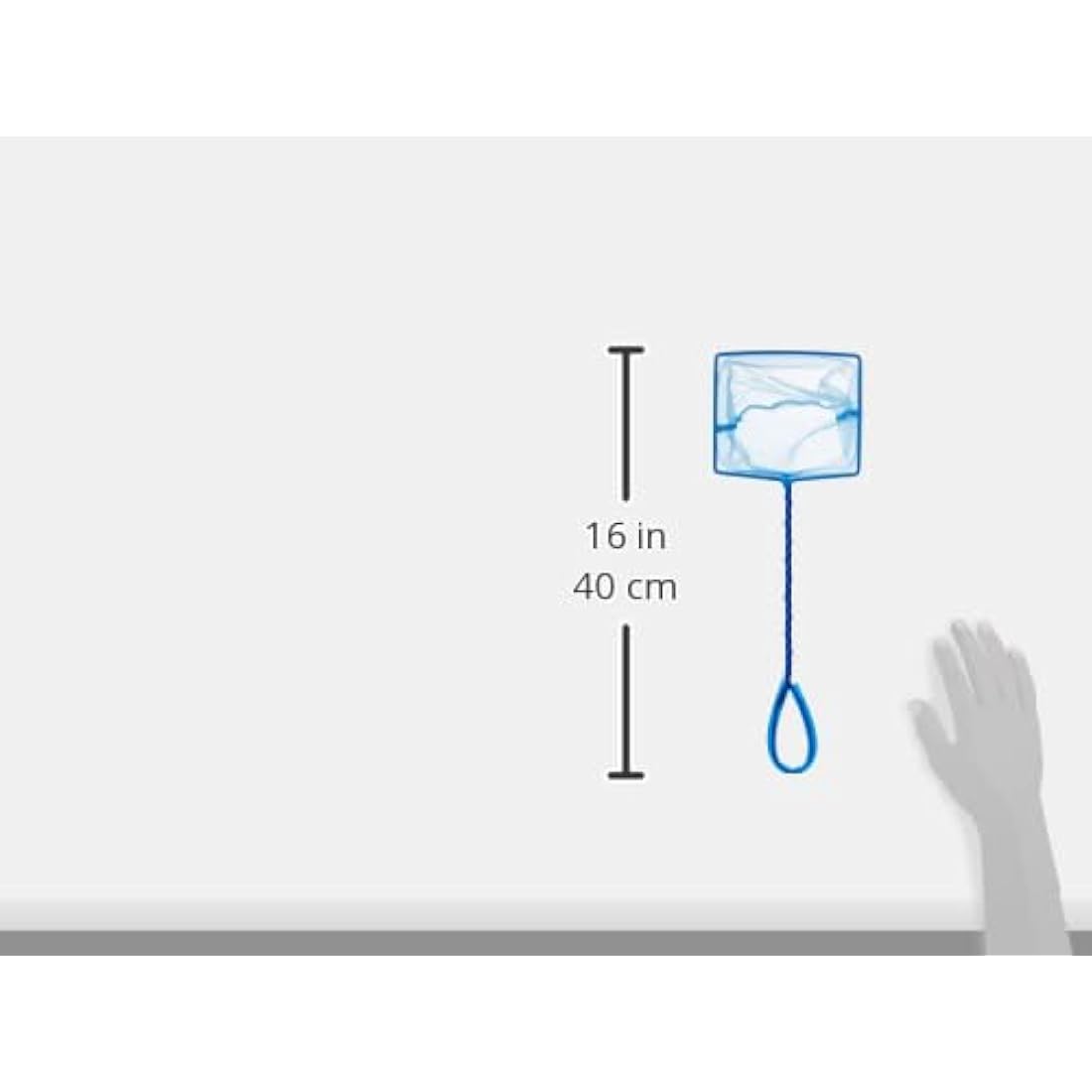 Marina Fine Soft Mesh Fish Net with Plastic Coated Handle, 7.5 cm/ 3-inch